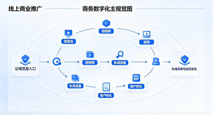 伊宁县线上商业推广怎么做？全域流量闭环搭建与低成本转化实战指南